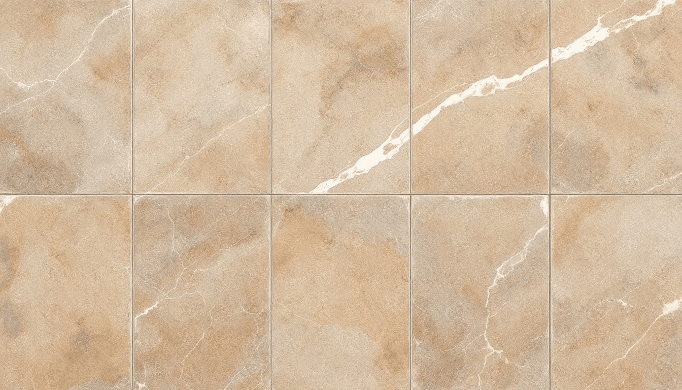 A beautiful travertine floor showcasing its natural stone texture.